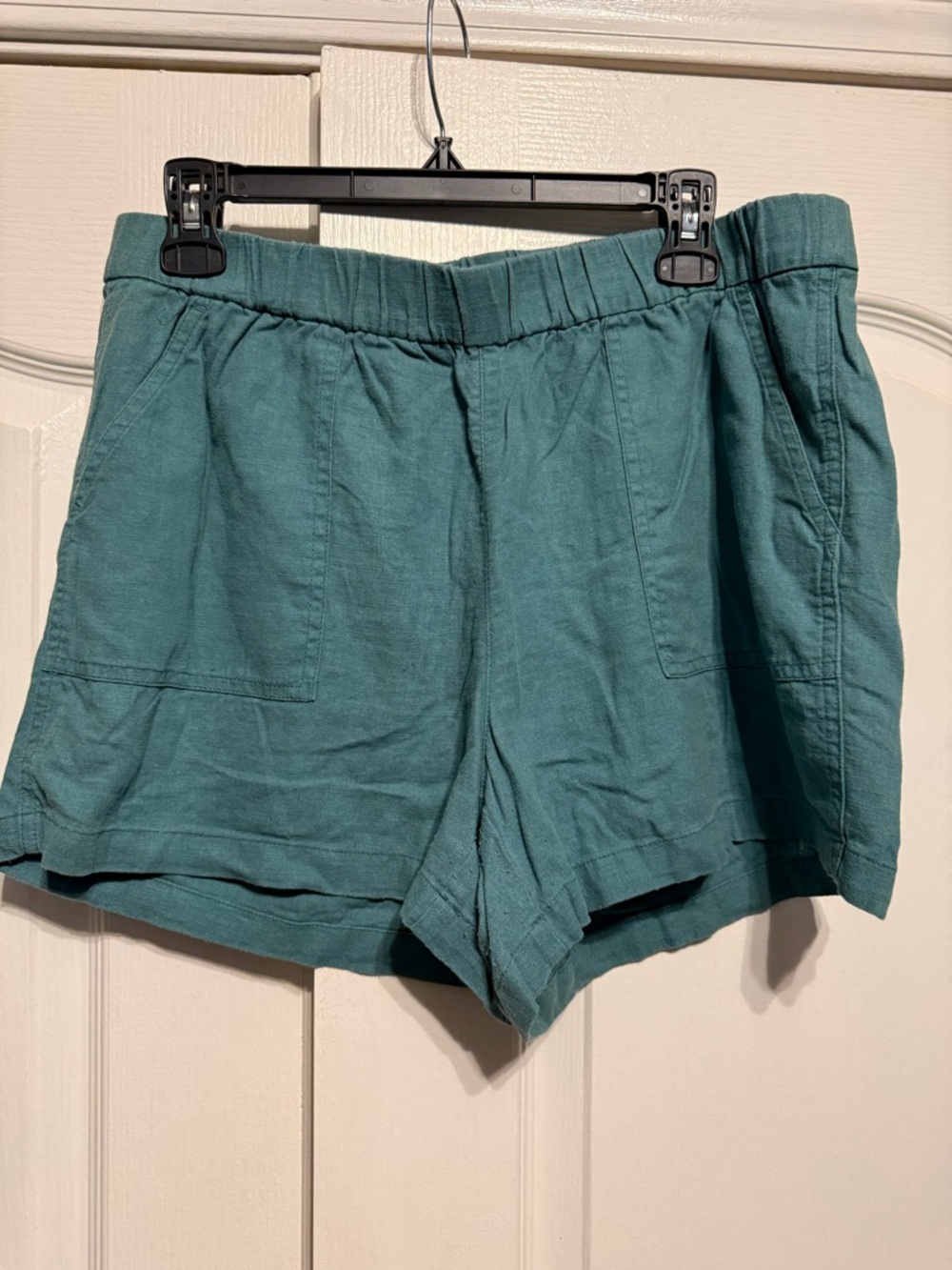 J. Crew Teal High-Waist Casual Shorts